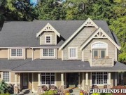 Crystal Rush Licks Friend's Hairy Pussy 1/16