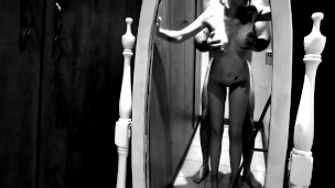 Couple has sex after long day at work in mirror