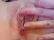 Quick tease to show my dripping pussy 8/16