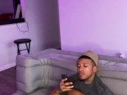 Add My Snapchat: Bigpimpindonn | I Cums So Much While Jacking Off His Fat Dick! 7/16