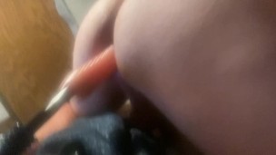 Solo play with my sex machine