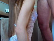 Sex With A Neighbor In The Kitchen. Fucked In The Ass And Cum In The Mouth 4K 16/16