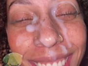 Naughty girl catching Santas snow💦 11/16