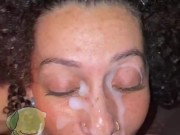 Naughty girl catching Santas snow💦 6/16