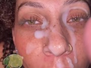 Naughty girl catching Santas snow💦 8/16