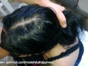 Slave wife deep throats my dick and drinks cum from a glass 8/16