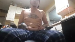 Hot bodied fem boy with big dick shows off for the camera