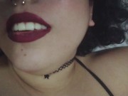 JOI EN ESPAÑOL "Correte en mi boca" SEXY GOTHIC GIRL