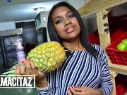 MAMACITAZ - Big Booty Latina Luisa Chocolate Gets Her Ebony Pussy Railed