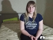 Busty MILF sucks a stiffy before shagging 1/16