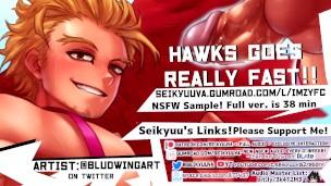 My Hero Academia HAWKS GOES REALLY FAST!!! - Female Pronouns art:bludwingart