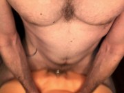 Daddy shushes you & promises it's going to feel good, as he slides his cock in your pussy - doll POV