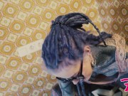 nerdy naughty Tattoo TEEN anal masturbation and PISS - TOYS in ass, ATM, PEE FETISH, nerdy goth, punk girl penetration 4/16