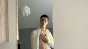 Sexy teenager masturbates in a suit |ONLYFANS