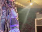 XXX Lingerie try on haul for photoshooting with Anuskatzz. More clips like this on my Tiktok 5/16