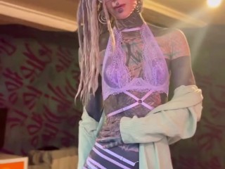 XXX Lingerie try on haul for photoshooting with Anuskatzz. More clips like this on my Tiktok