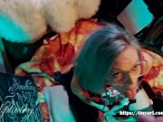 Cheerleader Holly must please the coach to keep her boyfriend on the team.  Promo. Big cock blowjob. 10/16