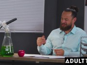 My Professor Let Me Test Out My Nuru Gel On His Cock! 3/16