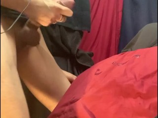 cum shot/spray standing up in my gnr shirt big bbc latino dick cock 9 inch uncut cock solo cum