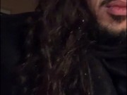 self facial got all on my hair and face lol 9 inch bbc big latino dick cock cum all in the air 16/16