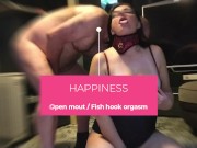 Open mouth Fish hook orgasm 1/16