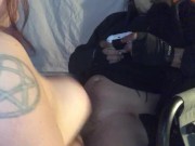 PAWG Deepthroat & Titty Fuck While Daddy Games 13/16