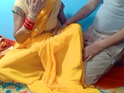 Village Bhabhi yellow Saree Fucking With Hasband 1/16