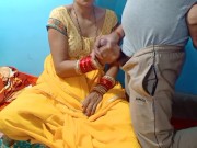 Village Bhabhi yellow Saree Fucking With Hasband 2/16