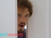 Family Hook Ups - Sexy Blonde Step-Sister Lilly Bell Gets Caught By Her Step-Brother Masturbating 2/16