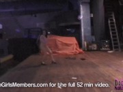 Wild Brunette Strips Naked And Dances On Stage 10/16