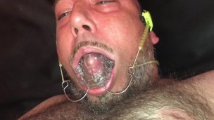 Piss and cum facial on my huge vanbeek braces