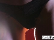 Kendall getting her pussy all wet