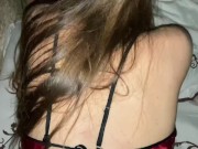 A guy enters the narrow wet pussy of a beatiful girl. Amateur. Ho...