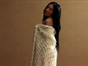 Small Boobed Pussy Pleaser Evelyn Fingers Her Sweet Twat And Rubs Her Clit! 2/16