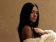 Small Boobed Pussy Pleaser Evelyn Fingers Her Sweet Twat And Rubs Her Clit! 3/16