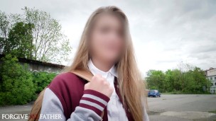 DEVIANTE - Czech college student confesses sins with hardcore fuck and blowjob