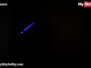 MyDirtyHobby - Luna Corazon Talks Dirty And Uses A Stick Light To Play With Her Pussy 4/16