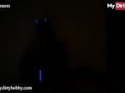 MyDirtyHobby - Luna Corazon Talks Dirty And Uses A Stick Light To Play With Her Pussy 8/16