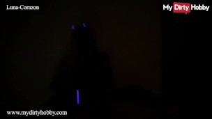 MyDirtyHobby - Luna Corazon Talks Dirty And Uses A Stick Light To Play With Her Pussy7