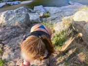 Young Couple Fuck Hard With Perfect Sunset - Cum Twice On Hot ASS !!! 6/16