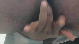 A toy, my finger and my dick to fuck myself. My Asshole is officially open