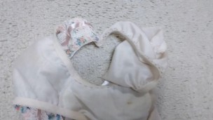 Cute transgender sexually stained pants taken off raw