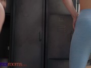 Fitness Rooms Big natural tits lesbian Taylee Wood wild gym threesome with Lady Gang and Jenny Doll 4/16