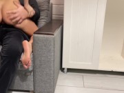 StepMom Caught StepSon Jerking off and help him to Cum Quick Creampie  12/16