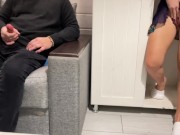 StepMom Caught StepSon Jerking off and help him to Cum Quick Creampie  2/16