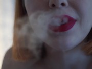 My first ever smoking video + blowjob 11/16