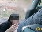 Incontro il collega col cazzo grosso per farmi scopare fuori dall'auto prima di tornare dal cornuto 1/16