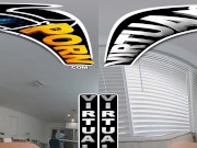 VIRTUAL PORN - Big Tit Brunette Sucking And Riding Your Dick 9/16