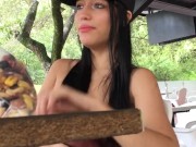 I have lunch with my family and my step cousin warms me up 11/16