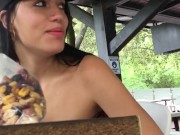 I have lunch with my family and my step cousin warms me up 3/16